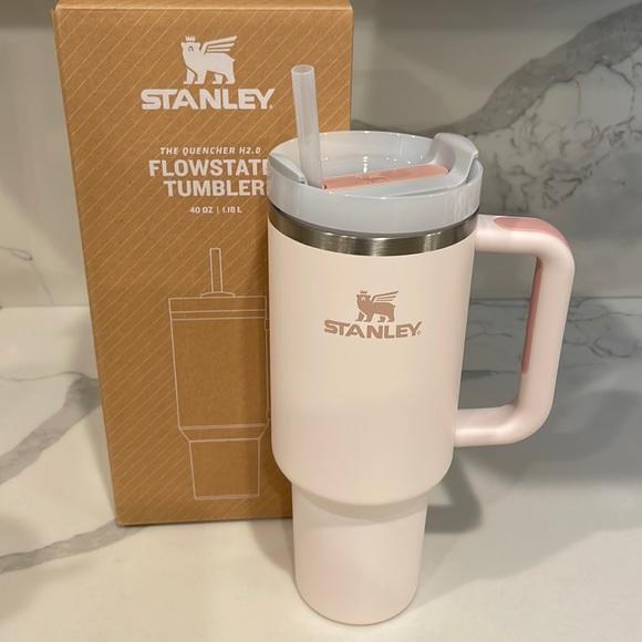 Stanley H2.0 FlowState™ 40oz Quencher Tumbler – Rose Quartz Insulated Travel Cup