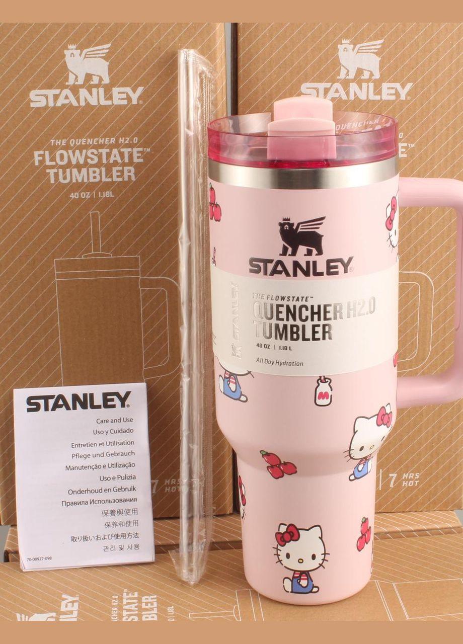 Hello Kitty 40 oz Insulated Tumbler – Quencher-Style Cup with Handle & Straw