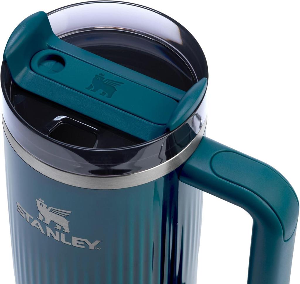 Stanley Quencher H2.0 FlowState Tumbler 40 oz – Insulated Reusable Travel Cup