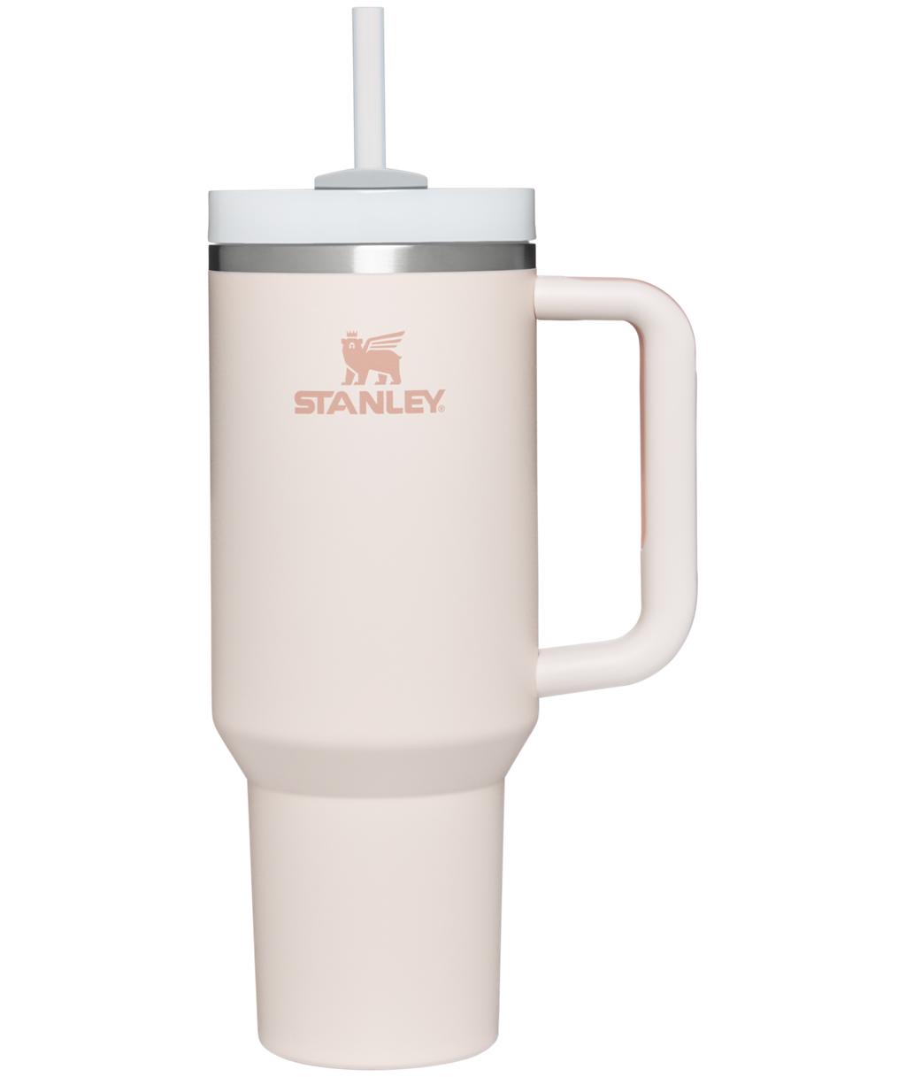 Stanley H2.0 FlowState™ 40oz Quencher Tumbler – Rose Quartz Insulated Travel Cup
