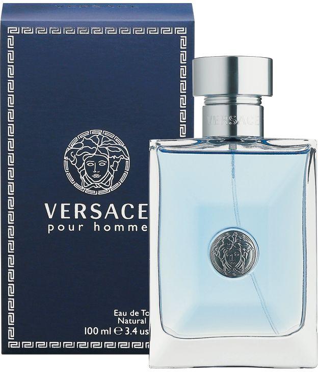 Versace Pour Homme Eau de Toilette for Men 3.4 oz / 100ml Cologne Spray